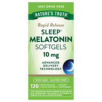 Nature's Truth Softgels 10 mg Sleep Melatonin - 120 Each