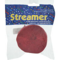 Celebrations Crepe Streamer, Classic Red - 1 Each