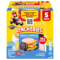 Lunchables Turkey & American with Chocolate Creme Cookies Lunch Combinations