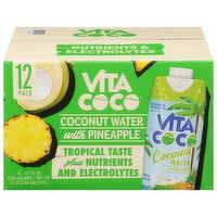 Vita Coco Coconut Water With Pineapple - 12 Each