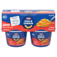 Kraft Triple Cheese Mac & Cheese - 4 Each