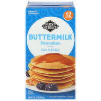 First Street Pancakes, Buttermilk - 12 Each