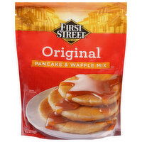 First Street Pancake & Waffle Mix, Instant, Original, 80 Ounce