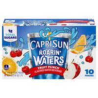 Capri Sun Flavored Water Beverage, Fruit Punch - 10 Each