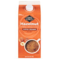 First Street Coffee Creamer, Non-Dairy, Hazelnut - 64 Fluid ounce