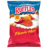 Ruffles Flamin' Hot Flavored Potato Chips - 8 Ounce