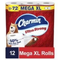 Charmin Ultra Strong Toilet Paper Mega XL Rolls - 12 Each
