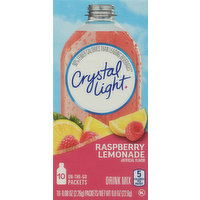 Crystal Light Drink Mix, Raspberry Lemonade, On-the-Go Packets, 10 Pack - 10 Each