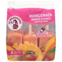 La Michoacana Fruit Ice Bars, Mango Chamoy - 9 Each