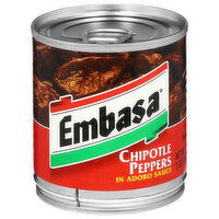 Embasa Chipotle Peppers, in Adobo Sauce - 7 Ounce