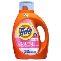 Tide Plus Boost of Ultra Downy Liquid Laundry Detergent, April Fresh Scent, 52 Loads - 73 Fluid ounce