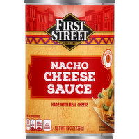 First Street Sauce, Nacho Cheese, Medium - 15 Ounce