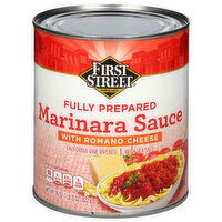 First Street Fully Prepared Marinara Sauce with Romano Cheese - 29 Ounce