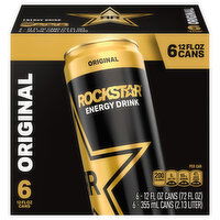 Rockstar Energy Drink, Original - 6 Each