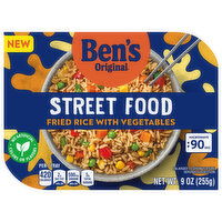 Ben's Original Fried Rice, with Vegetables, Street Food - 9 Ounce
