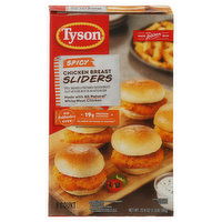 Tyson Sliders, Chicken Breast, Spicy, 8 Each