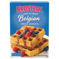 Krusteaz Waffle Mix, Belgian - 28 Ounce