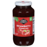 First Street Preserves, Strawberry - 32 Ounce