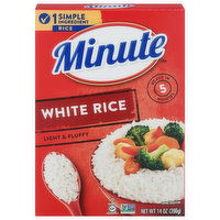 Minute White Rice, Light & Fluffy, 14 Ounce