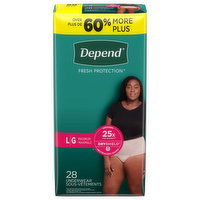 Depend Underwear, Maximum, Large, 28 Each