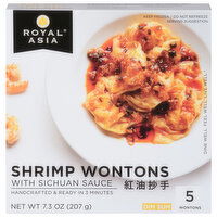 Royal Asia Shrimp Wontons, Dim Sum, 5 Each