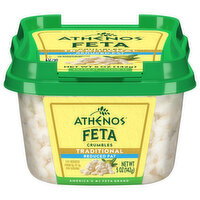 Athenos Crumbles Reduced Fat Traditional Feta - 5 Ounce