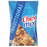 Chex Mix Snack Mix, Savory, Traditional, 40 Ounce