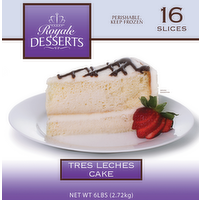 Royale Desserts Tres Leches Cake - 96 Ounce
