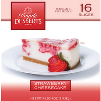 Royale Desserts Strawberry Cheesecake - 68 Ounce