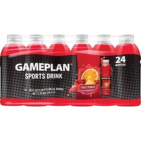 Game Plan Sports Drink Fruit Punch - 480 Ounce