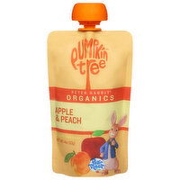 Pumpkin Tree Fruit Puree, Organic, Apple & Peach - 4 Ounce