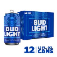 Bud Light Beer, 12 Pack Beer, 12 FL OZ Cans, 4.2% ABV