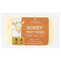 LaClare Family Creamery Goat Cheese, Honey - 4 Ounce