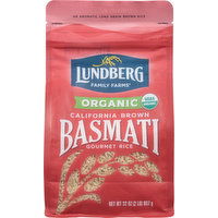 Lundberg Family Farms Rice, Organic, Basmati, California Brown, Gourmet, 32 Ounce