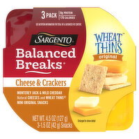 Sargento Monterey Jack & Mild Cheddar Cheese & Crackers