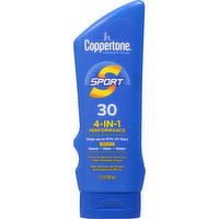 Coppertone Sunscreen Lotion, 4-In-1 Performance, Broad Spectrum SPF 30 - 7 Fluid ounce