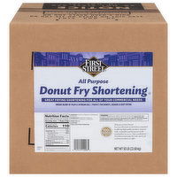 First Street Donut Fry Shortening, All Purpose - 800 Ounce