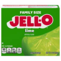 Jell-O Lime Gelatin Dessert Family Size - 6 Ounce