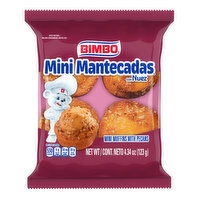 Bimbo Mini Mantecadas con Nuez Pecan Mini Muffins, 4 count, 4.34 oz