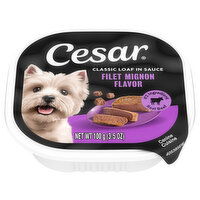 Cesar Classic Loaf in Sauce Filet Mignon Flavor Canine Cuisine