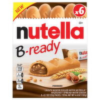 Nutella B-Ready Crispy Wafer - 6 Each