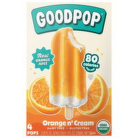 GoodPop Orange n' Cream Pops - 4 Each