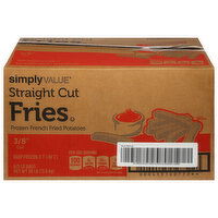 Simply Value Fries, Straight Cut - 6 Each