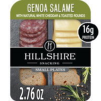 Hillshire Farm Small Plates, Genoa Salami Deli Lunch Meat and White Cheddar Cheese - 2.76 Ounce