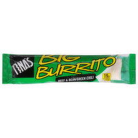 Tina's Burritos, Beef & Bean/Green Chili, Big, 9 Ounce