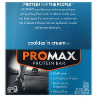 Promax Cookies 'n Cream Protein Bar - 12 Gram