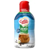 Coffee-Mate Creamer, Non-Dairy, French Vanilla, Zero Sugar, 64 Fluid ounce