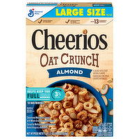 Cheerios Cereal, Amond, Large Size, 18.2 Ounce