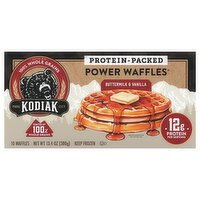 Kodiak Protein-Packed Buttermilk & Vanilla Power Waffles - 10 Each