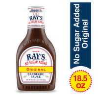 Ray's No Sugar Added No Sugar Added Original Barbecue Sauce - 18.5 Ounce